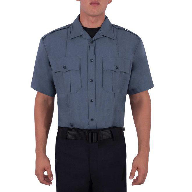 Navy Blue - Official Law Enforcement Uniform Shirt Short Sleeve - Galaxy  Army Navy