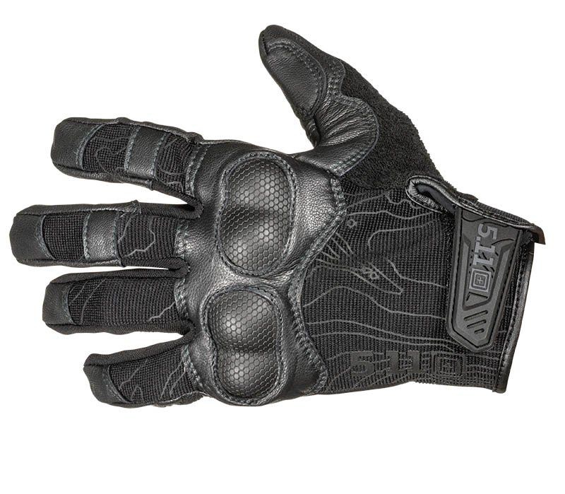 Safe Handler Large/X-Large, Tough Pro Grip Gloves, Knuckle Guard, Thick Protection, Non-Slip Rough Grip (2-Pairs), Black